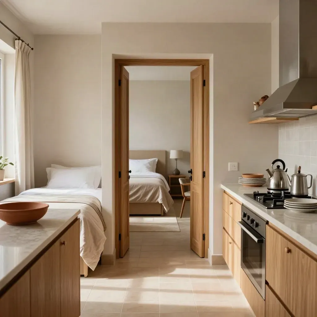 Piso compartido en Valencia con tres dormitorios ordenados y cocina luminosa