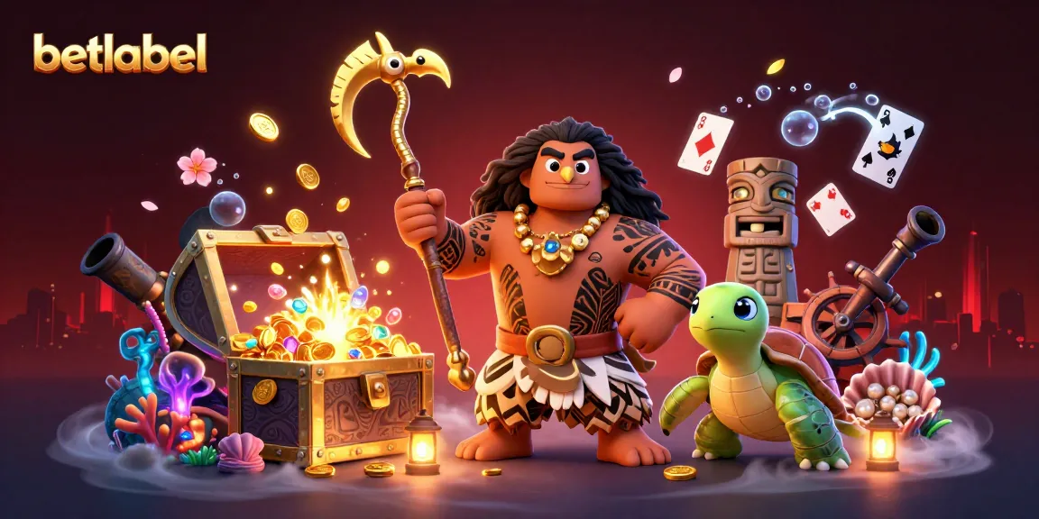 Experience thrills at BetLabel with a vibrant 3D casino scene featuring animated characters.